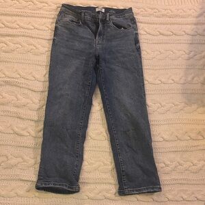 Classic Straight-Leg Blue Jeans